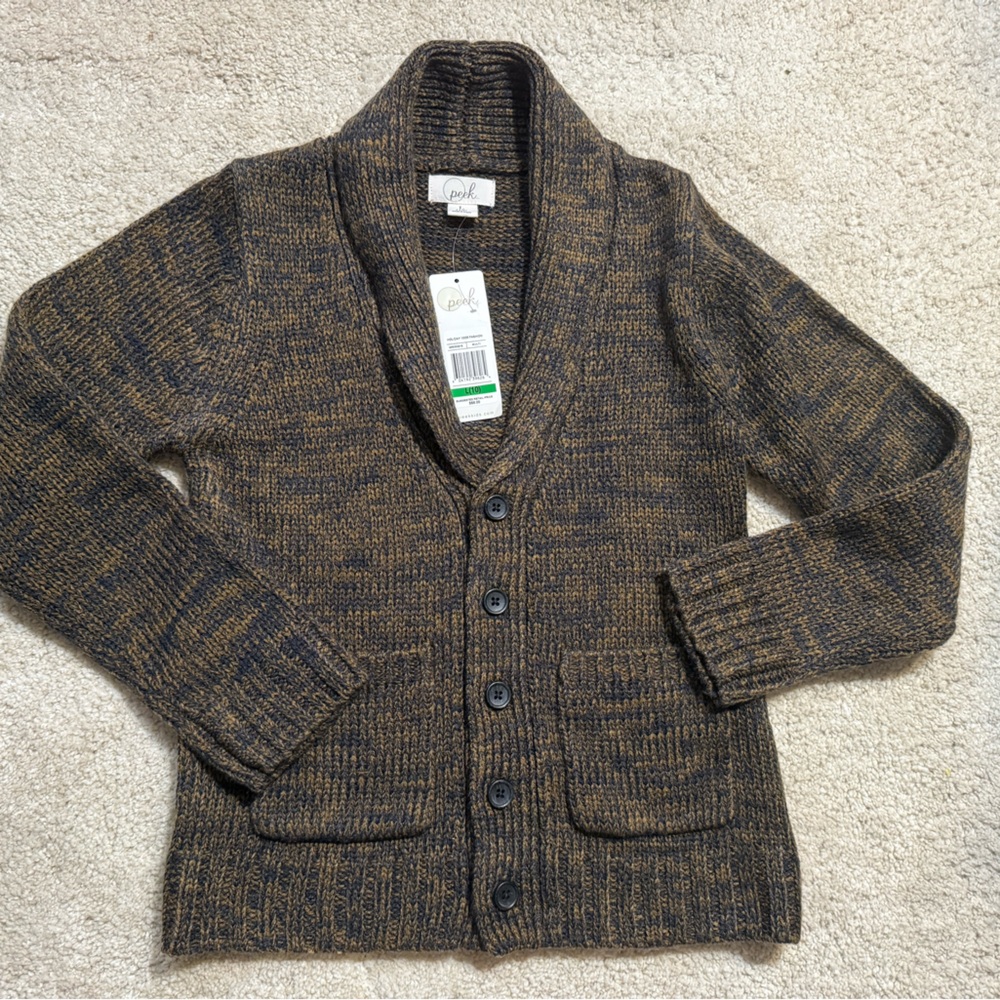 Peek Multitone Knit Cardigan